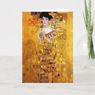 Klimt porträtt av Adele Bloch-Bauer mig Kort