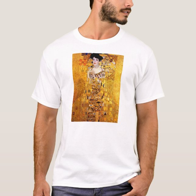 Klimt porträtt av Adele Bloch-Bauer mig T-tröja Tee Shirt (Framsida)