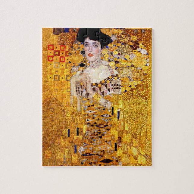 Klimt porträtt av Adele Bloch-Bauer som jag Pussel (Vertikal)