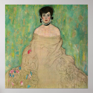 Klimt - Porträtt av Amalie Zuckerkandl Poster