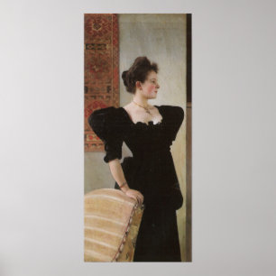 Klimt - Porträtt av Marie Breunig 1894 Poster