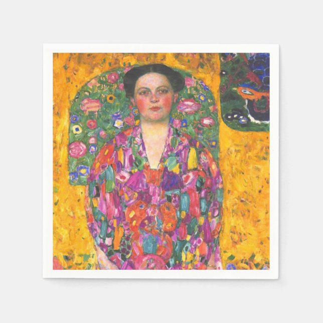 Klimt Porträtt från Eugenia Primavesi Pappersservett (Framsidan)