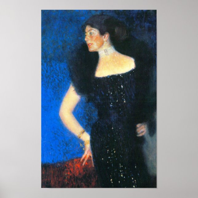 Klimt Porträtt från Ro von Rosthorn-Friedmann Poster (Framsidan)