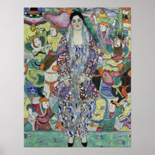 Klimt - Porträtt of Friederike Maria Beer Poster