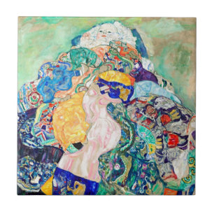 Klimt:s Baby Kakelplatta
