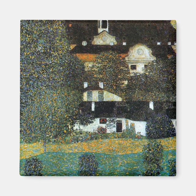 Klimt - Schloss Kammer am Attersee II Magnet (Framsidan)