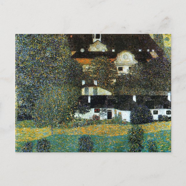Klimt - Schloss Kammer am Attersee II Vykort (Framsida)