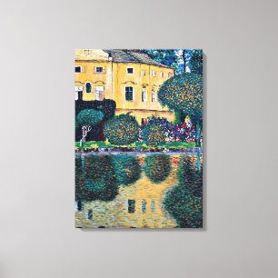 Klimt - Schloss Kammer om Attersee IV Canvastryck