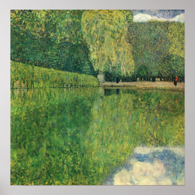 Klimt - Schönbrunnsparken 1916 Poster (Framsidan)
