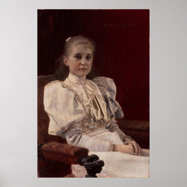 Klimt Seed Young Girl - Art Print Poster (Framsidan)