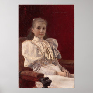 Klimt - Sittungflicka Poster