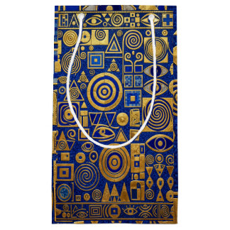 Klimt stil blå+guld egyptisk renässans