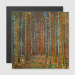 Klimt - Tannenwald Gräs Forest Magnetic Card