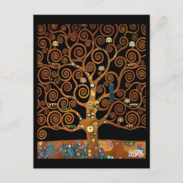 Klimt, under Livets träd, konst, Helg Vykort
