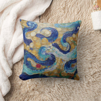 Klimt Vatten Serpents Kudde