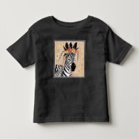Klimt Zebra | Krona i blommor