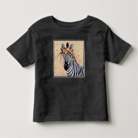 Klimt Zebra | Tillagt i blommor