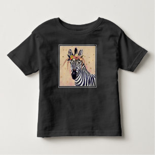 Klimt Zebra   Tillagt i blommor T Shirt