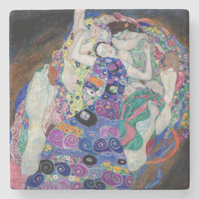 Klimt's 1913 "The Virgin"  Stenunderlägg (Framsidan)