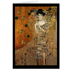 Klimts Adele Bloch-Bauer Porträtt Hälsningskort