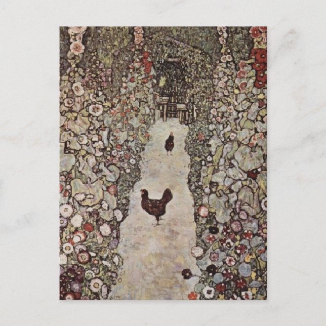 Klimt's Chickens Vykort (Framsida)