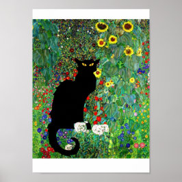 Klimt's Garden Poster