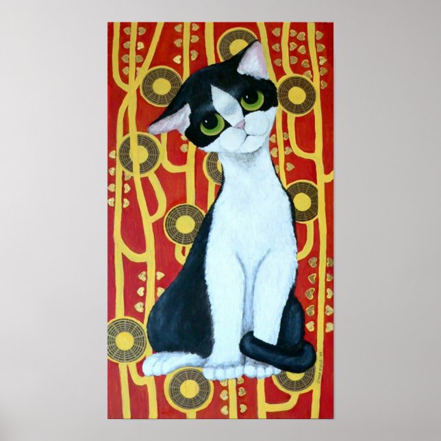 Klimts katt poster (Framsidan)