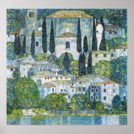 Klimts Kirche i Kassone Poster