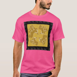 Klimts palett färg t shirt