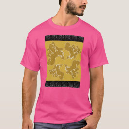 Klimts palett färg t shirt