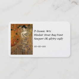 Klimts Porträtt Adele Bloch-Bauer Visitkort