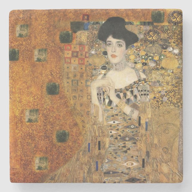 Klimts Porträtt i Adele Bloch-Bauer Stenunderlägg (Framsidan)