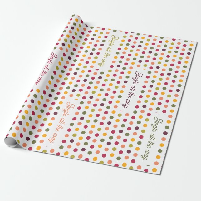 Klinga hela vägen -  presentpapper (Utrullad)