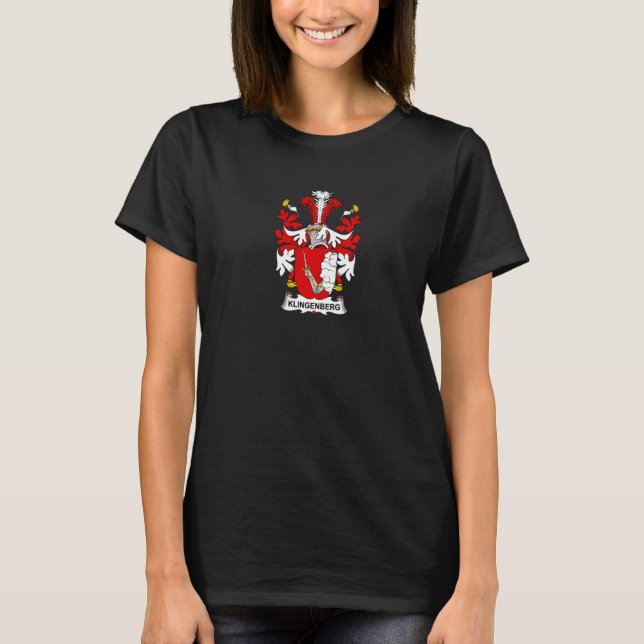Klingenberg Jackar av Arm-familjekort T Shirt (Framsida)