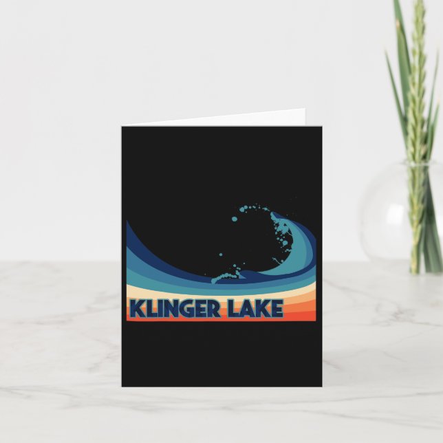 Klinger Lake  Kort (Framsida)