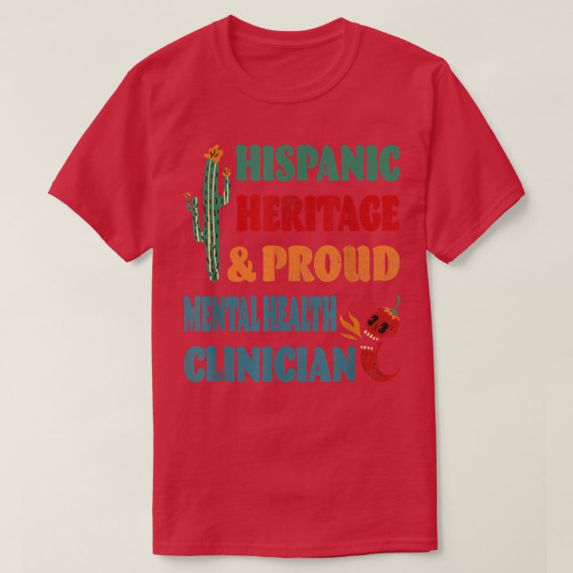 Kliniker för psykiskt kulturarv och proud för psyk t shirt (Design framsida)