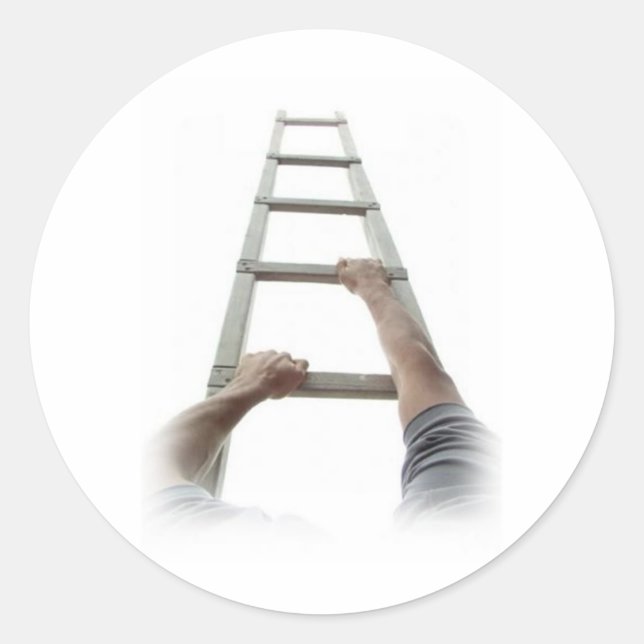 Klining Jacob's Ladder Runt Klistermärke (Framsida)