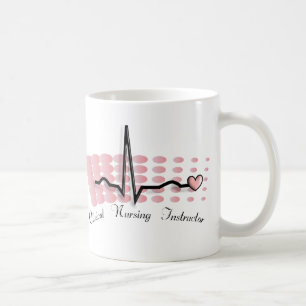 Klinisk design för sjukvårdinstruktör QRS Kaffemugg