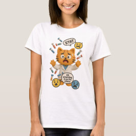 Klinisk Labbtekniker Katt Kör Så Många Tester T Shirt
