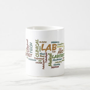 KLINISK MUGG FÖR KAFFE FÖR LABBORDSCRAMBLE