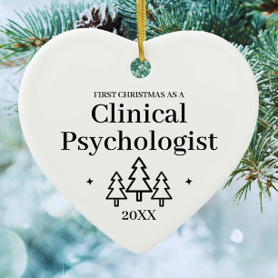 Klinisk psykolog Hjärtjul Ornament