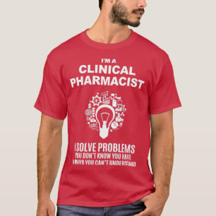 KLINISKT LÄKEMEDELSLÖSNINGSPROBLEM VITA 1 T SHIRT
