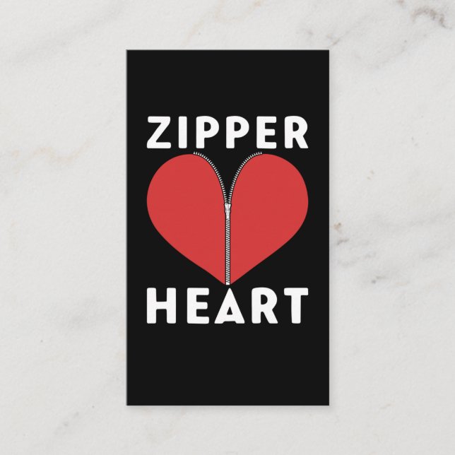 Kliniskt optisk öppnad hjärtkirurgi Återställnings Visitkort (Framsida)