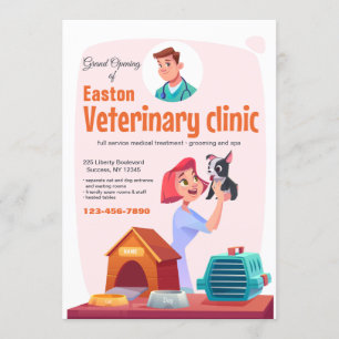 Kliniskt veterinärmeddelande inbjudningar
