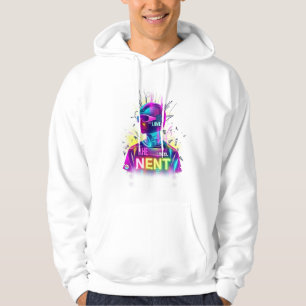 klink T-Shirt svart och vit Hoodie