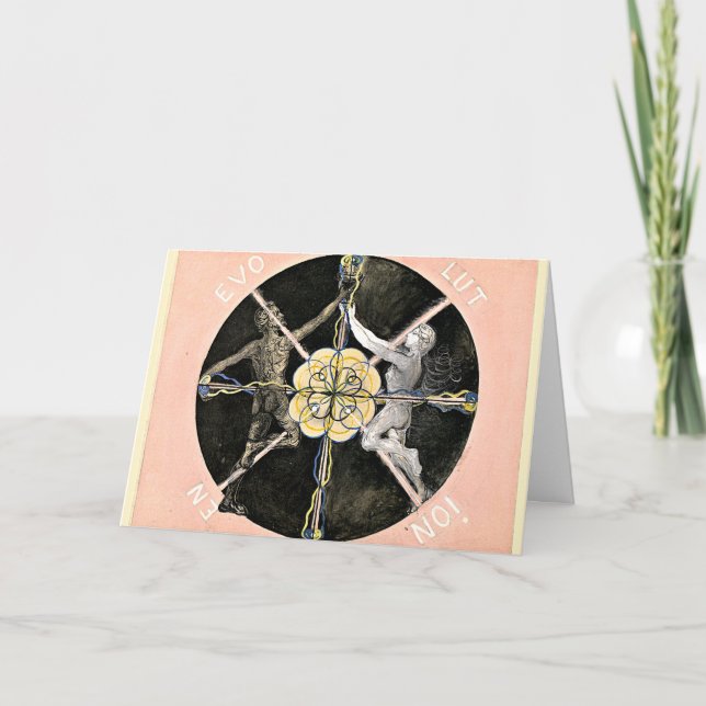 Klint - Evolution No. 03, Group VI, abstrakt art Kort (Framsida)