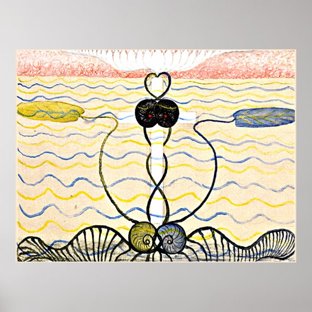 Klint - Evolution, No. 06, Group VI, abstract art Poster (Framsidan)