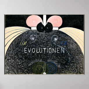 Klint - Evolution, nr 07, Group VI, abstrakt art Poster