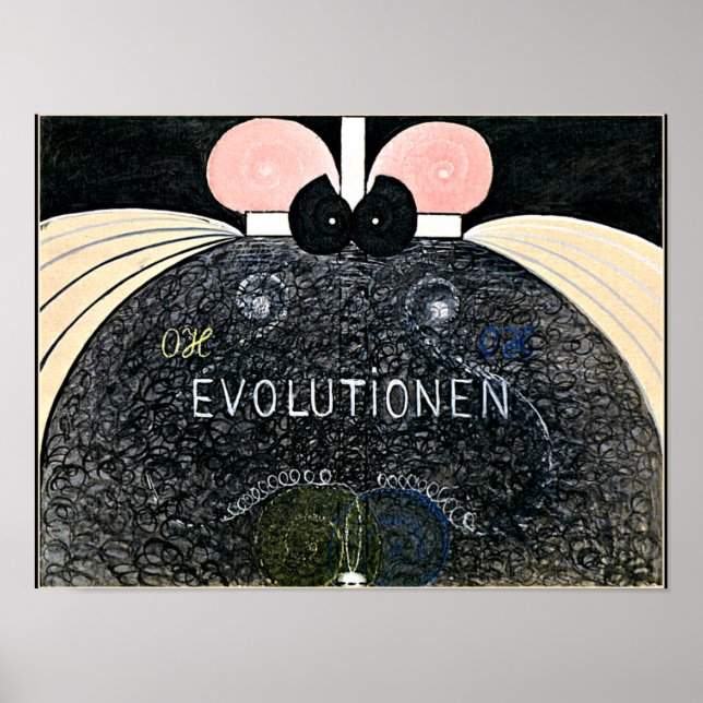 Klint - Evolution, nr 07, Group VI, abstrakt art Poster (Framsidan)