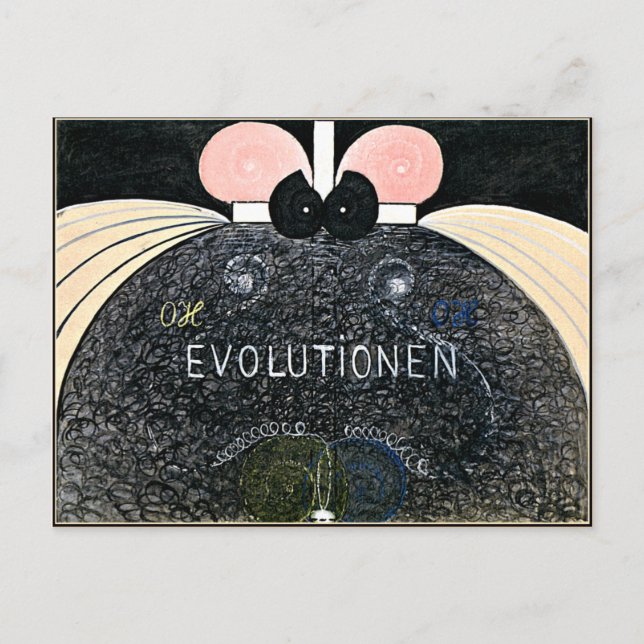 Klint - Evolution, nr 07, Group VI, abstrakt art Vykort (Framsida)